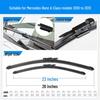 Compatible Mercedes-Benz A-Class A200L/A180L Wipers - Frameless, Silent Car Accessories, 2022-2021 Models