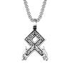 Men's Fitness Necklace Stylish Titanium Steel Boxing Glove Pendant