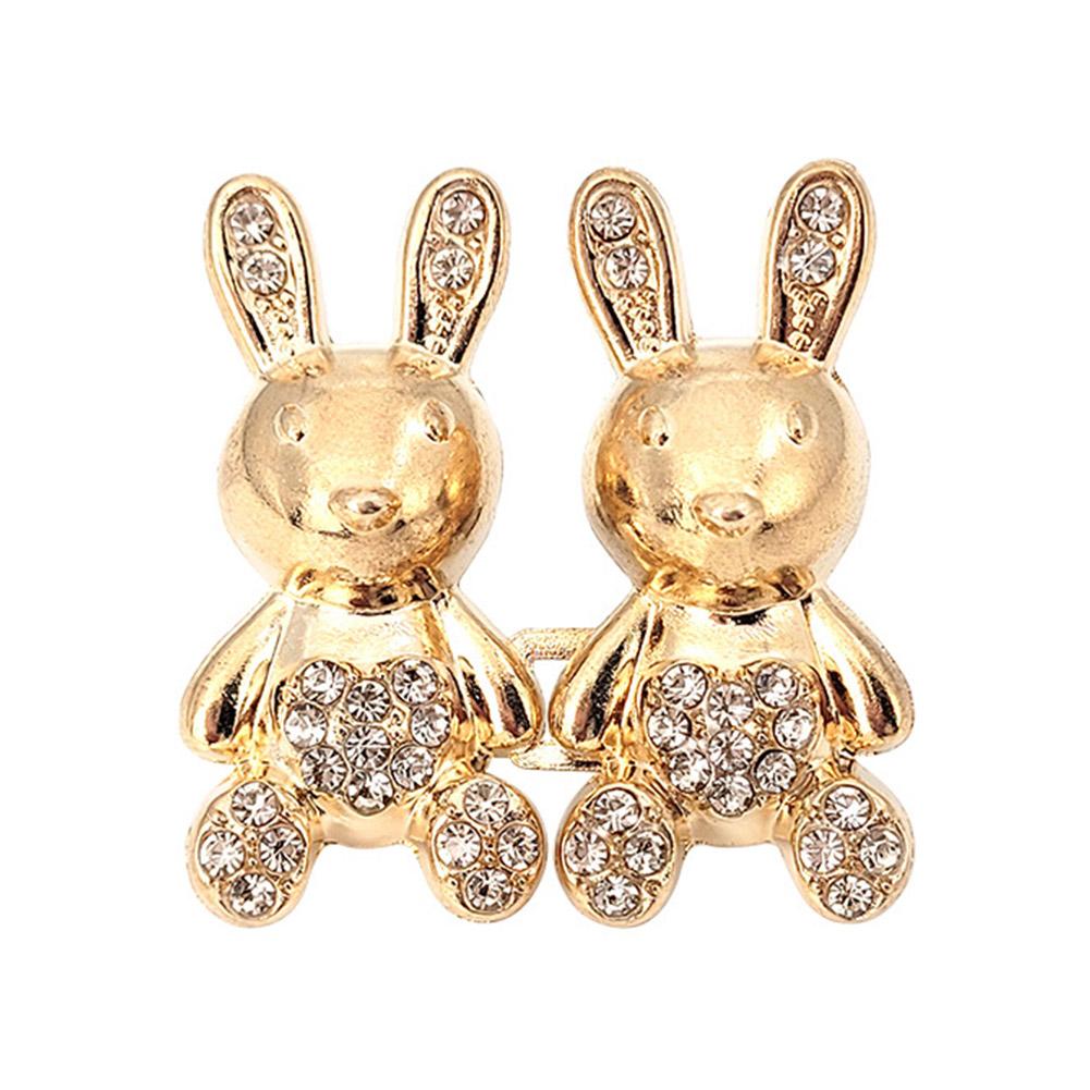 1pcs Nail-free Jeans Rabbit Waist Removable Invisible Button Tightening Waistband Snap Adjustab M6S2