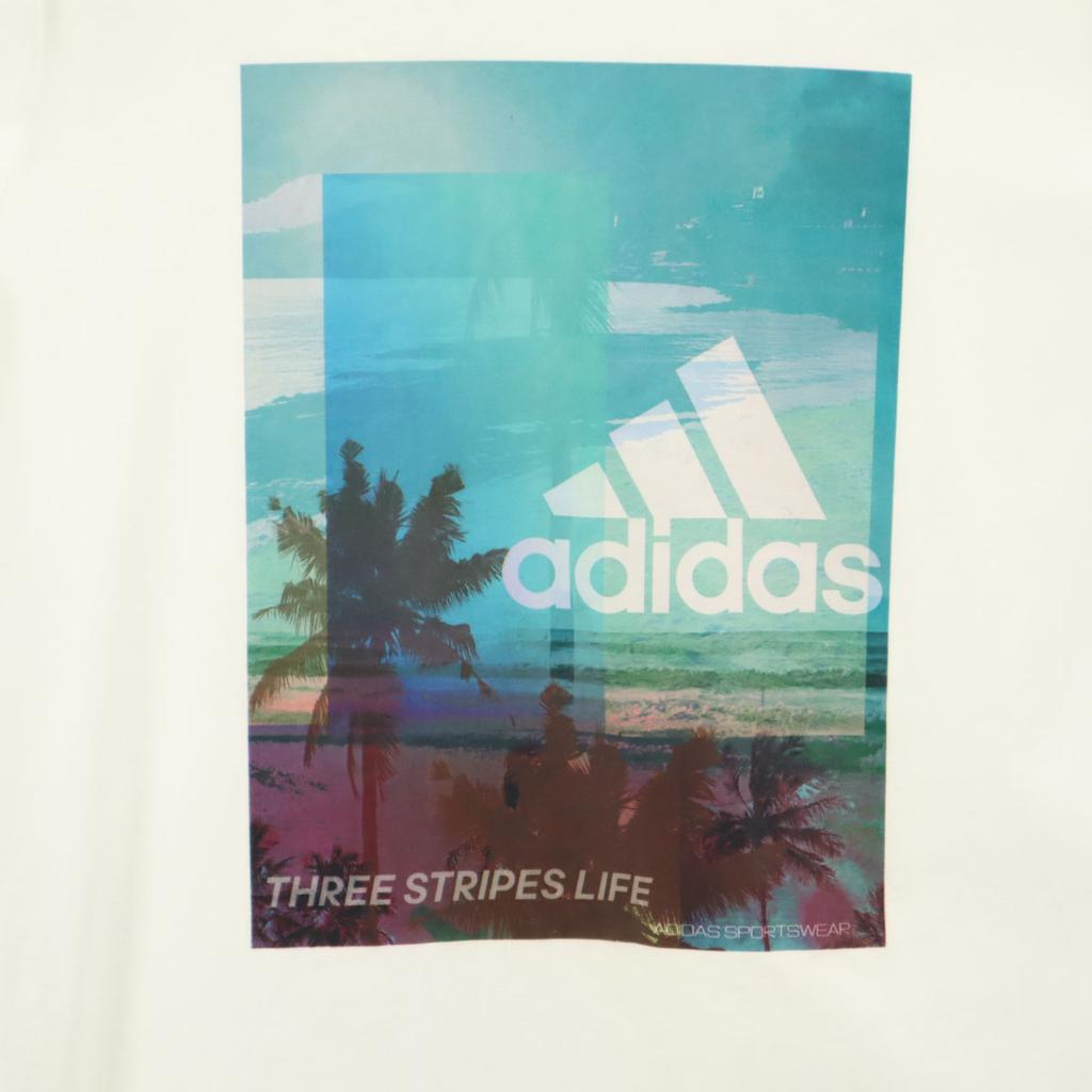adidas Short sleeve T-shirt L white Men's Used