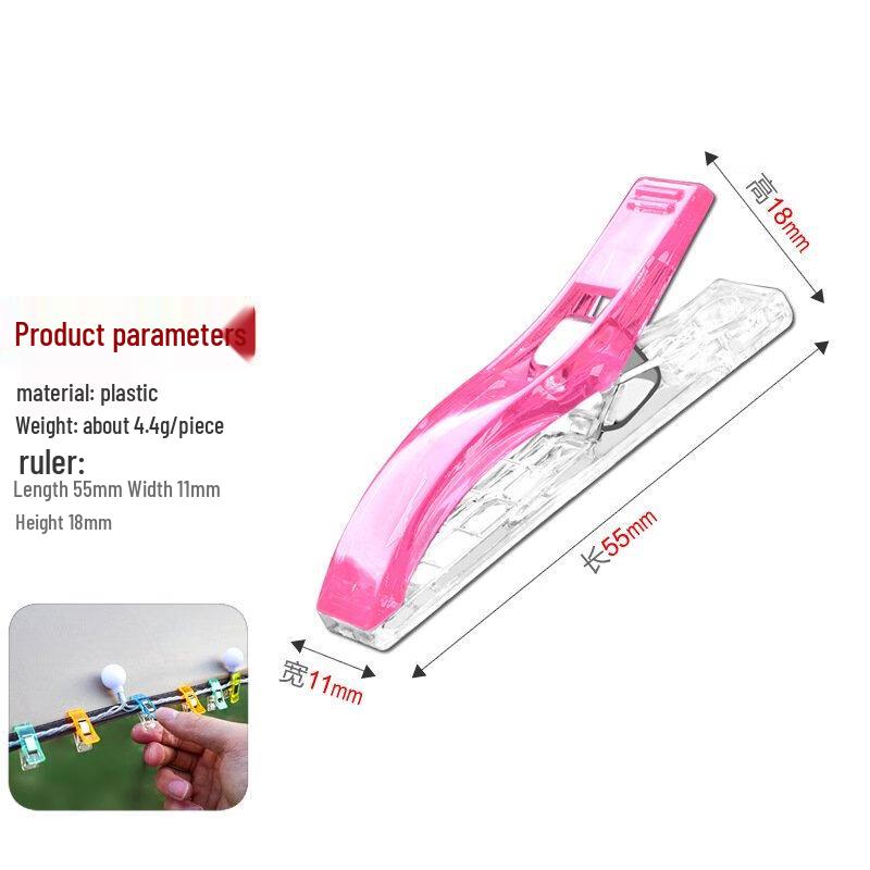 ZISIZ Enlarged Crystal Camping Tent Clips