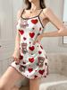 Women's Cute Bear-Themed Camisole Nightgown , Featuring Smooth Fabric and A Comfortable Fit