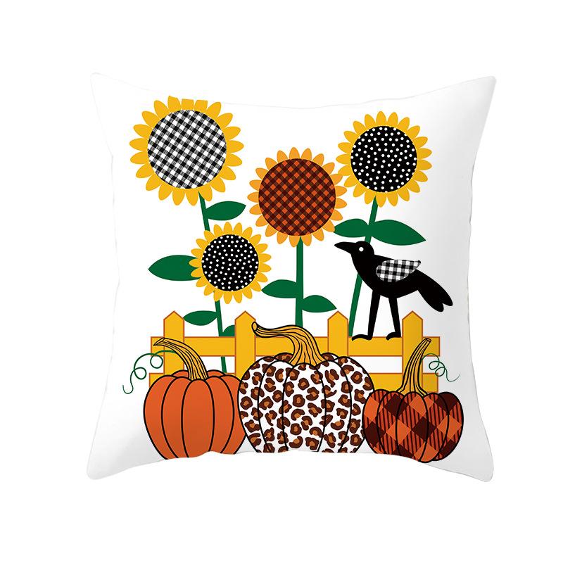 New Thanksgiving Pillow Case Thanksgiving Pumpkin Dwarf Home Festival Decoration Cushion Case