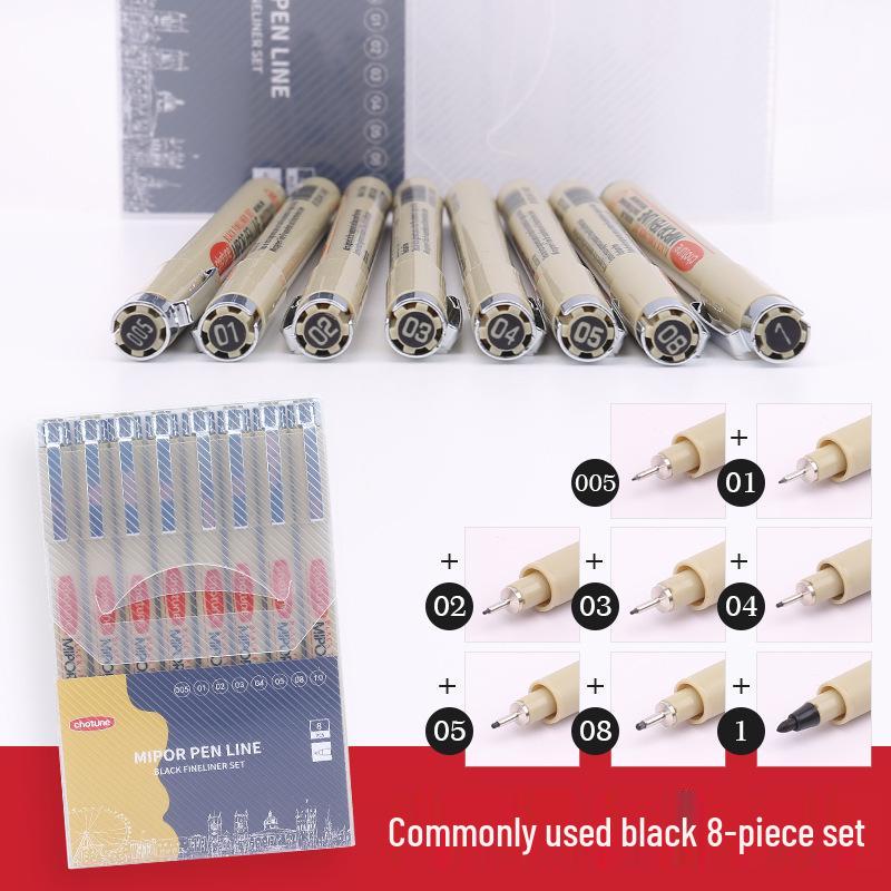 Waterproof Needle Tip Art Pen for Hand-Painted Comics and Animation Lines