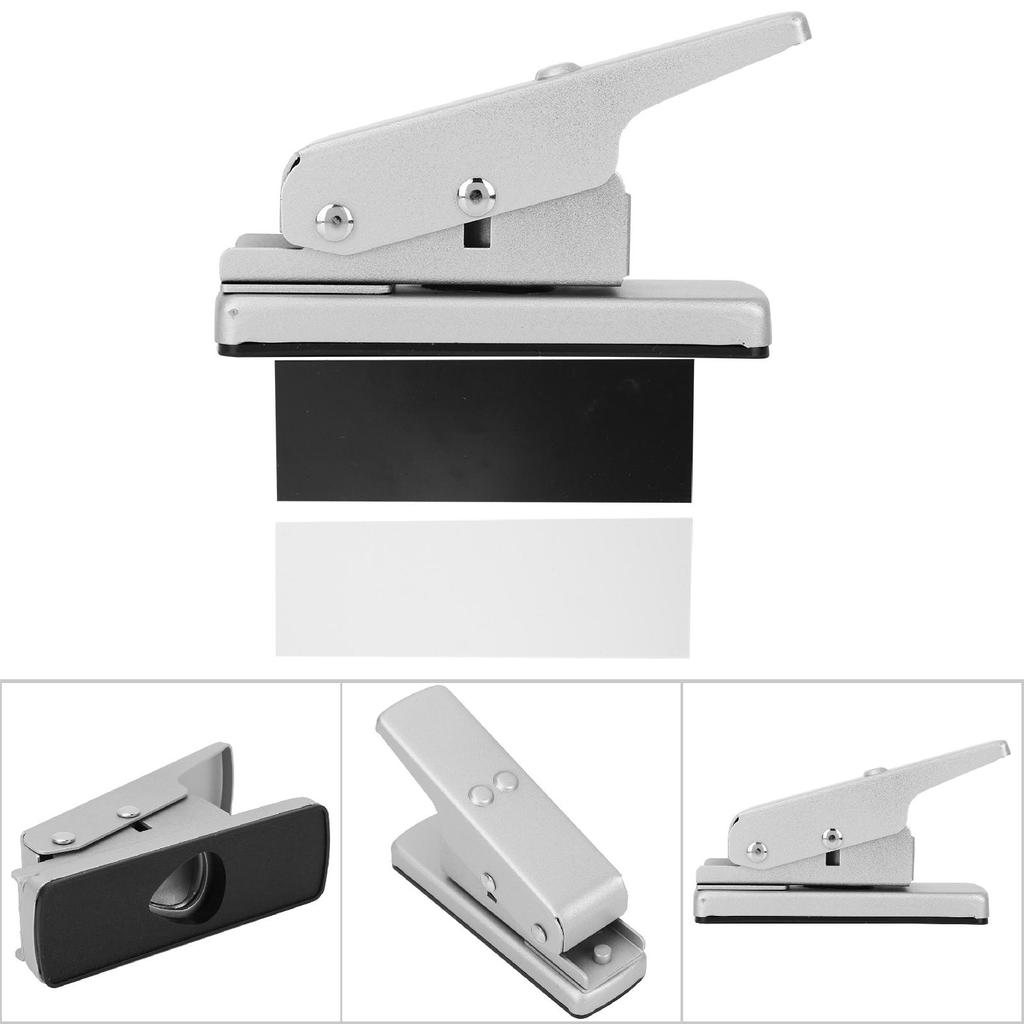 DIY Guitar Pick Punch Maker Cutter Tool With 2 Guitar Pick Strips (Grey)