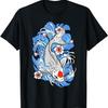 Fighting Giant Carp Nishikigoi Fish Cherry Blossom T-Shirt