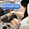 Multifunktionaler Auto-Mülleimer mit 2L Stauraum Große Kapazität Box Hängender Typ für Auto-Türseitenorganisation