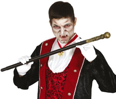 Laska Podpora Wampira Lorda Czarna Halloween 80Cm