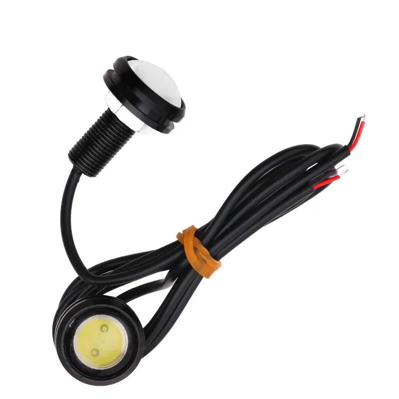 2pcs 23MM Car Eagle Eye LED Car Light Mini Turn Signal Bright Daytime Running Lights Motorcycle Auto Brake Fog Lamp Bulb