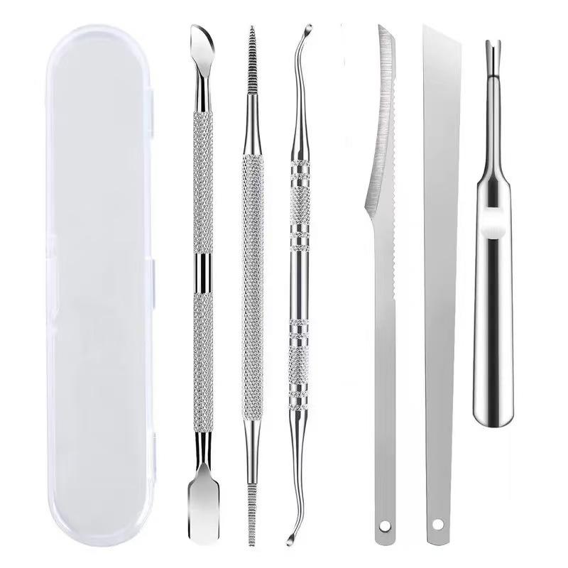 International 6-Piece Nail Care Tool Set for Trimming and Pedicure, Perfect for Ingrown and Thick Nails.