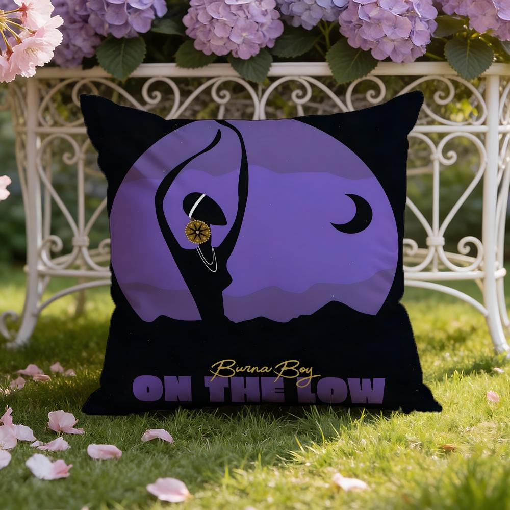 B-Burna Singer Boy Cushion Cover Home & Car Dual-Scene Pillow Cover: Reversible for Premium Comfort