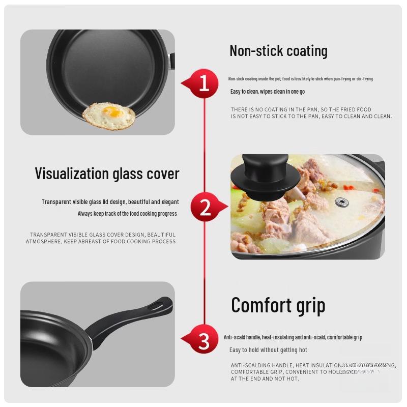 Classic 13-Piece Non-stick Aluminum Cookware Set