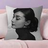 Audrey Hepburn Lipstick Pillowcase Toon Gift Cushion Cover Bedroom Home Sofa Chair Seat Decor Pillow Case