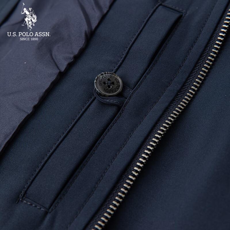 U.S. Polo Assn. Men's Business Casual Stand-Up Collar Jacket