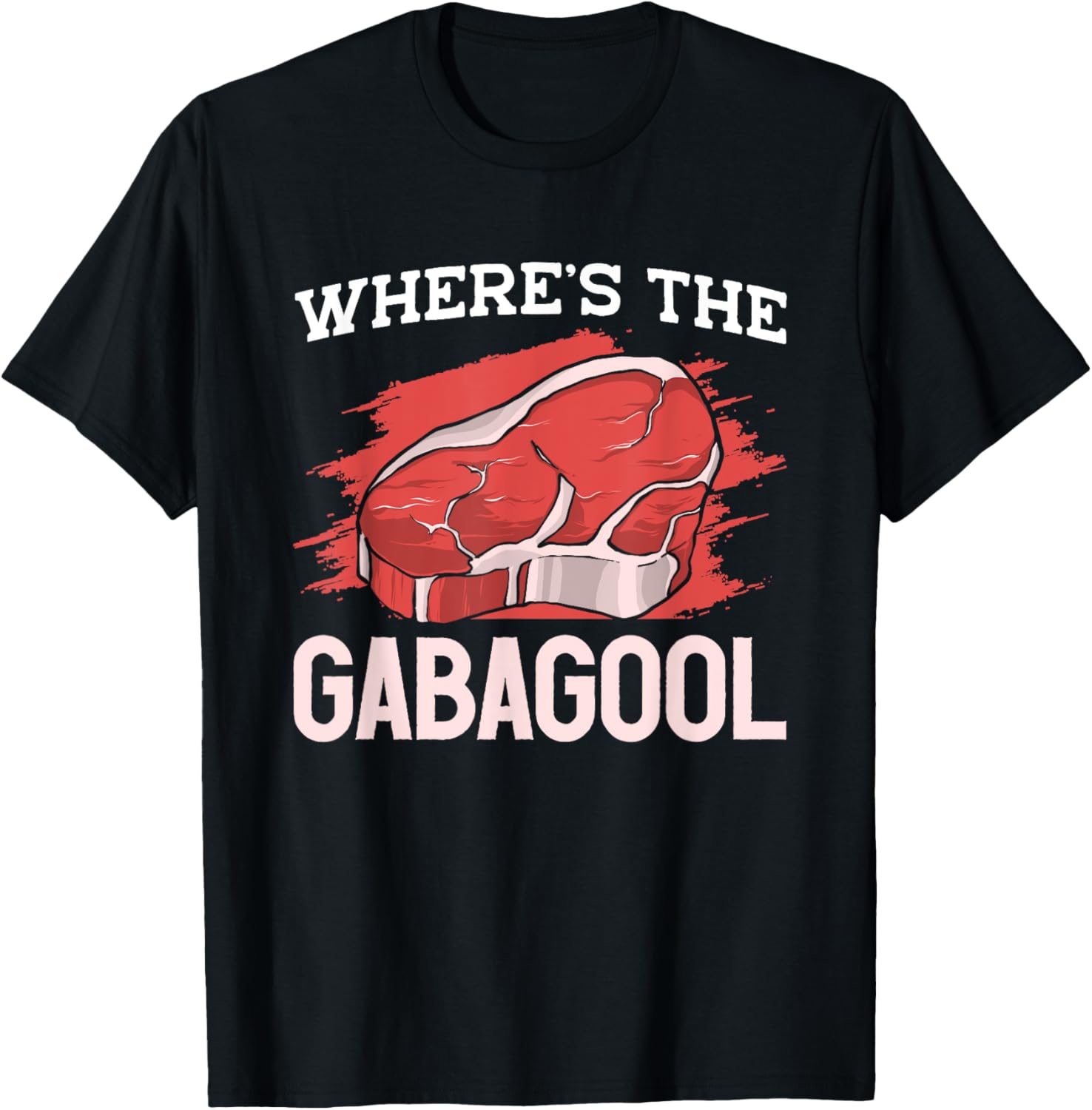 Where s The Gabagool Meat Enthusiast T-Shirt S разноцветный