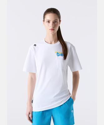 DESCENTE Movement Back Graphic Short Sleeve T-Shirt White Sr223Ets59