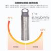 Boundless Voyage Titanium Water Bottle, Vacuum Insulated, Double-Walled, Pure Titanium, 800ml Capacity, Ultra-Lightweight, Durable, Rust-Resistant,