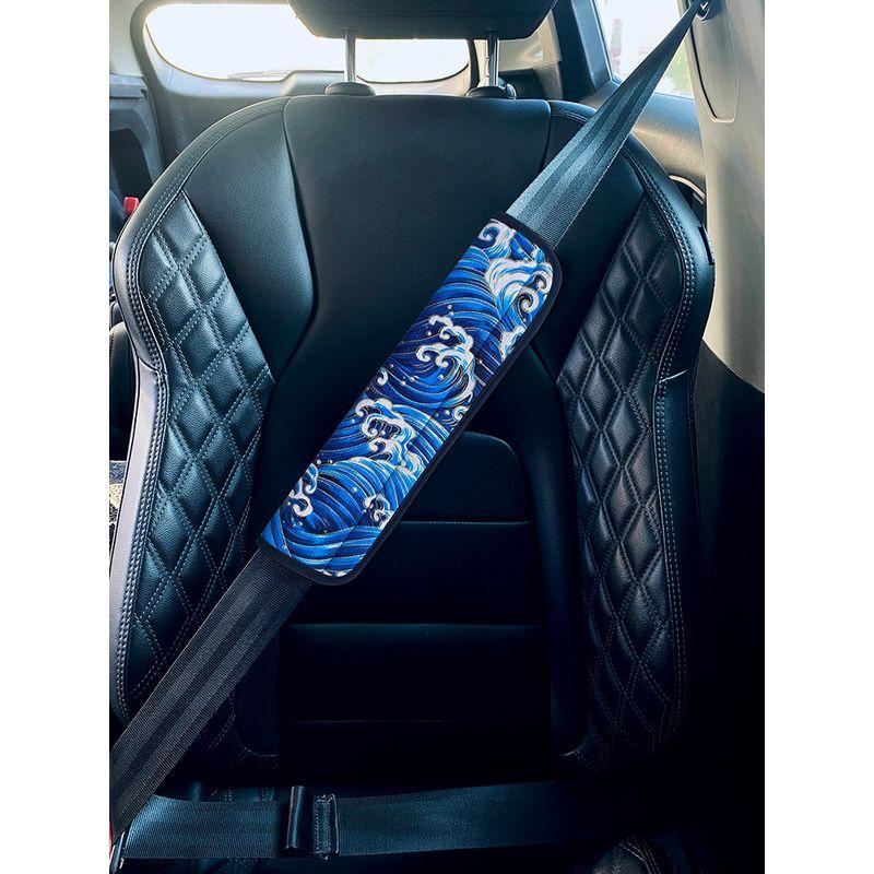 Car Seat Belt Shoulder Pillow Protective Cover Long Safety Belt Cover Protection Sleeve JDM and Wind Car Interior Design Men