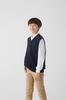 Strickweste Schulweste 140900 Kinder Navy 170 [Beams School] V-Ausschnitt