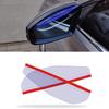 2Pcs Carbon Fiber Side Mirror Rain Visor Guard, Universal for Cars, Trucks and SUVs (Black)