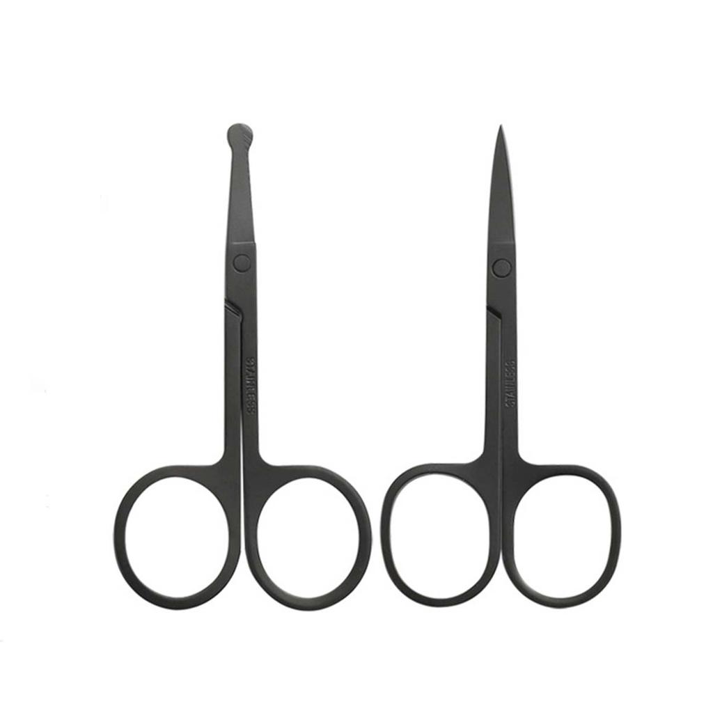 Stainless Steel Small Nail Tools Eyebrow Nose Hair Scissors Cut Manicure Facial Trimming Tweezer Makeup Beauty Tool
