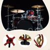 Hi Hat Tambourine Drum Cymbals Diameter 11.5cm Bell with Metal for Concert Ensemble Kids Adults