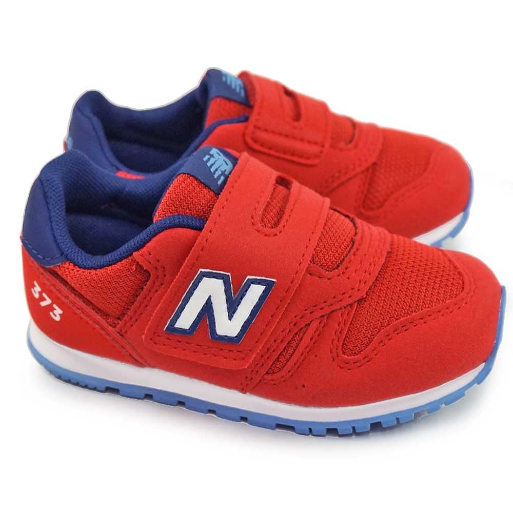 Kids Sneakers IZ373 PD2 Baby Children Simple Velcro PD2 [New Balance] (Red/Blue) 13.0cm