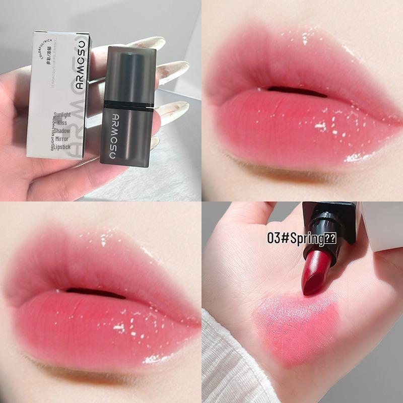 

Матовая увлажняющая помада Amosu с эффектом загара: Стойкая, Пигментированная, Молодежная Корейская Красота. 1.5g