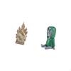 Classic Catholic Holy Family Resin Statue And Easter Island Moai Head Antique Sculpture Figurine for