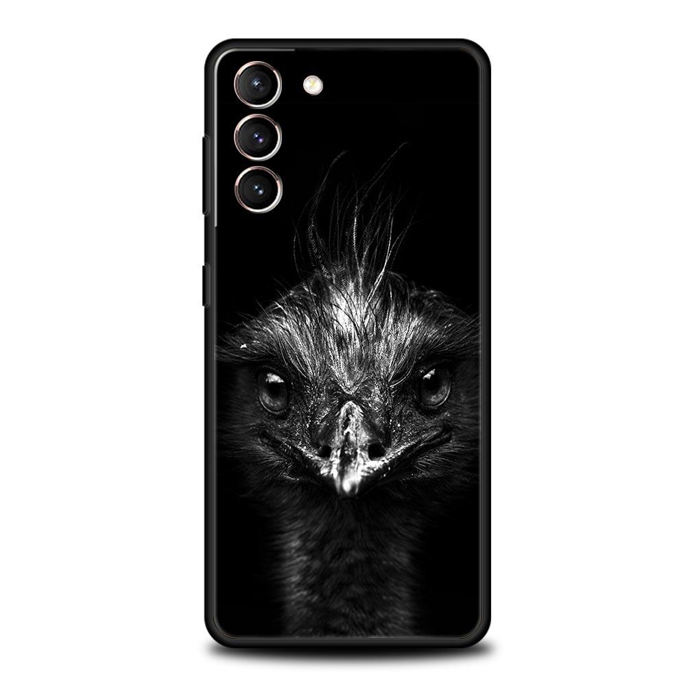 Animals Horse Deer Giant Panda Phone Case For Samsung Galaxy S23 S22 S21 S20 FE Ultra 5G S10 S10E S9 S8 Plus 10 20 Soft Cover