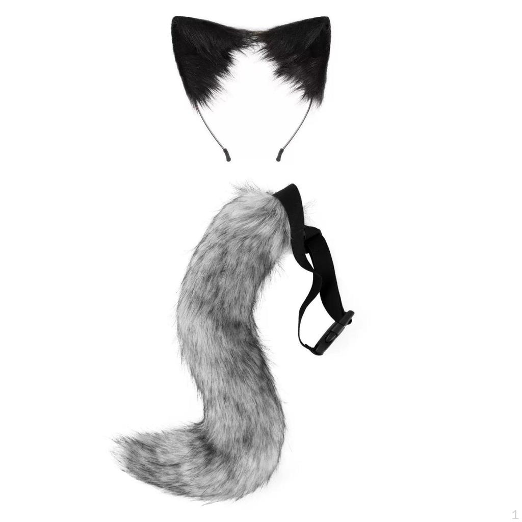 and Tail Set Animal Cosplay Costume for Birthday Stage Performance