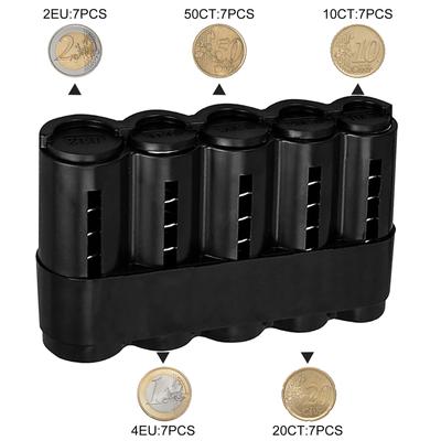 Creative Coins Purse Storage Box Euro Coin Dispenser Container Case High Quality Wallet Holders Money Boxes Bins 2025 Wholesale