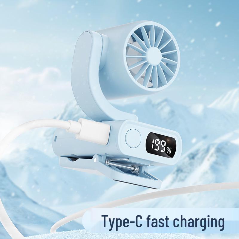 Portable Mini Clip Fan for Desktop or Outdoor Use