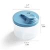 4 Compartments Portable Reusable Baby Food Storage Box Snacks Cups Newborn Milk Powder Organizer Formula Dispenser