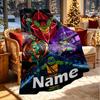 Custom Name Personalized Teenage Ninja Turtles Print Blanket, Home Decor, Bedroom, Sofa, Camping, Couch, Gifts for Birthday Christmas