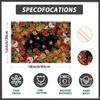 Sugar Skull Marigolds Floral Dia De Los Muertos Day of The Dead Mexican Placemats Set of 4 Table Mats for Kitchen Dining Table Decorations 12x18 Inch