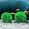 Artificial Aquatic Plant Colorful Pinecone Ball Aquarium Grass Ornament Decorative Ball Terrarium Aquascaping Decor Ornament for Fish Tank