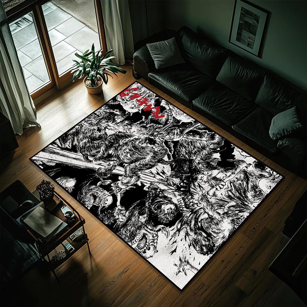 

Комиксы Б-Берсерк маленький коврик Прикроватный Кухня Ванная Гостиная Дом Спальня Напольный коврик Придверный коврик Большой ковер Декорация SJR40x60CM