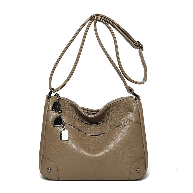 Borsa a Spalla PU da Donna Borsa per Madre di Mezza Età Borsa a Tracolla di Grande Capacità