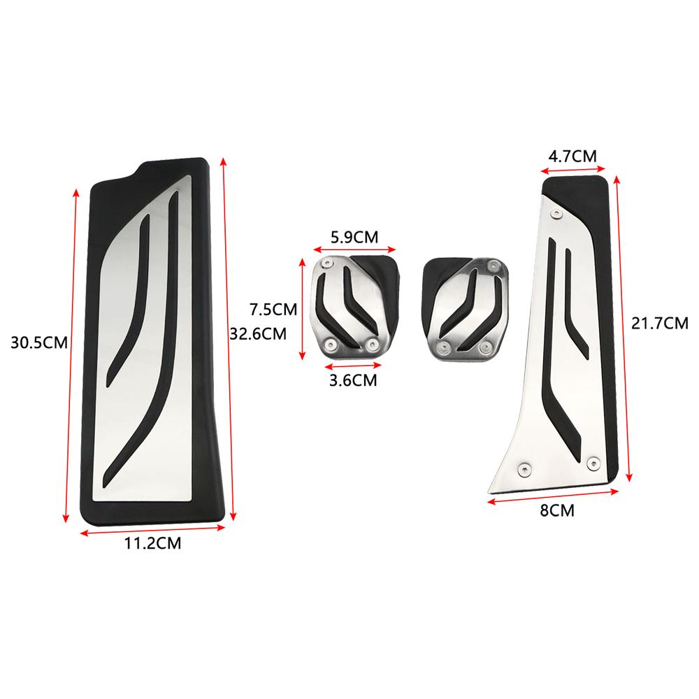Car Pedal Cover for BMW 3 Series G20 G21 330i 330e 430i 440i 2019 - 2026 2026 LHD Gas Brake Pedals Foot Rest Pad Accessories
