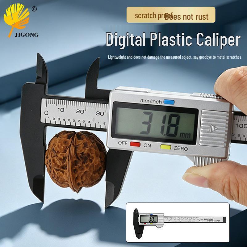 Digital Display Plastic Caliper 0-150mm - Metric & Imperial Jewelry Measuring Tool