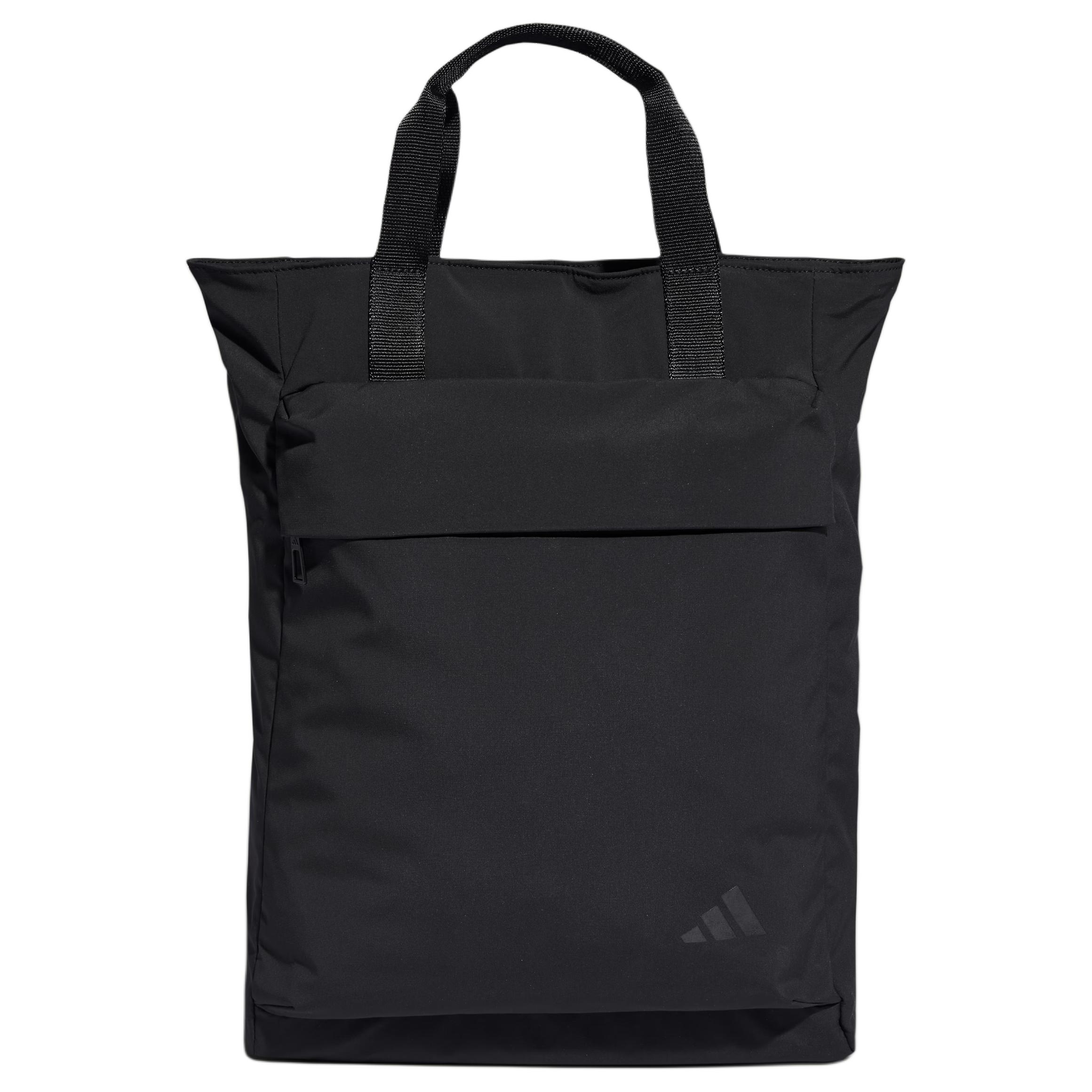 Adidas Tech 2-Way 23L Commuter Practical Sports Coated Backpack Unisex Backpack Black KR2557 Black