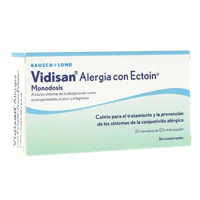 Vidisan Alergia Con Ectoin Monodosis 20 X 0.5ml
