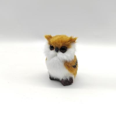 Realistic Animal Owl Plush Toy Figurine
