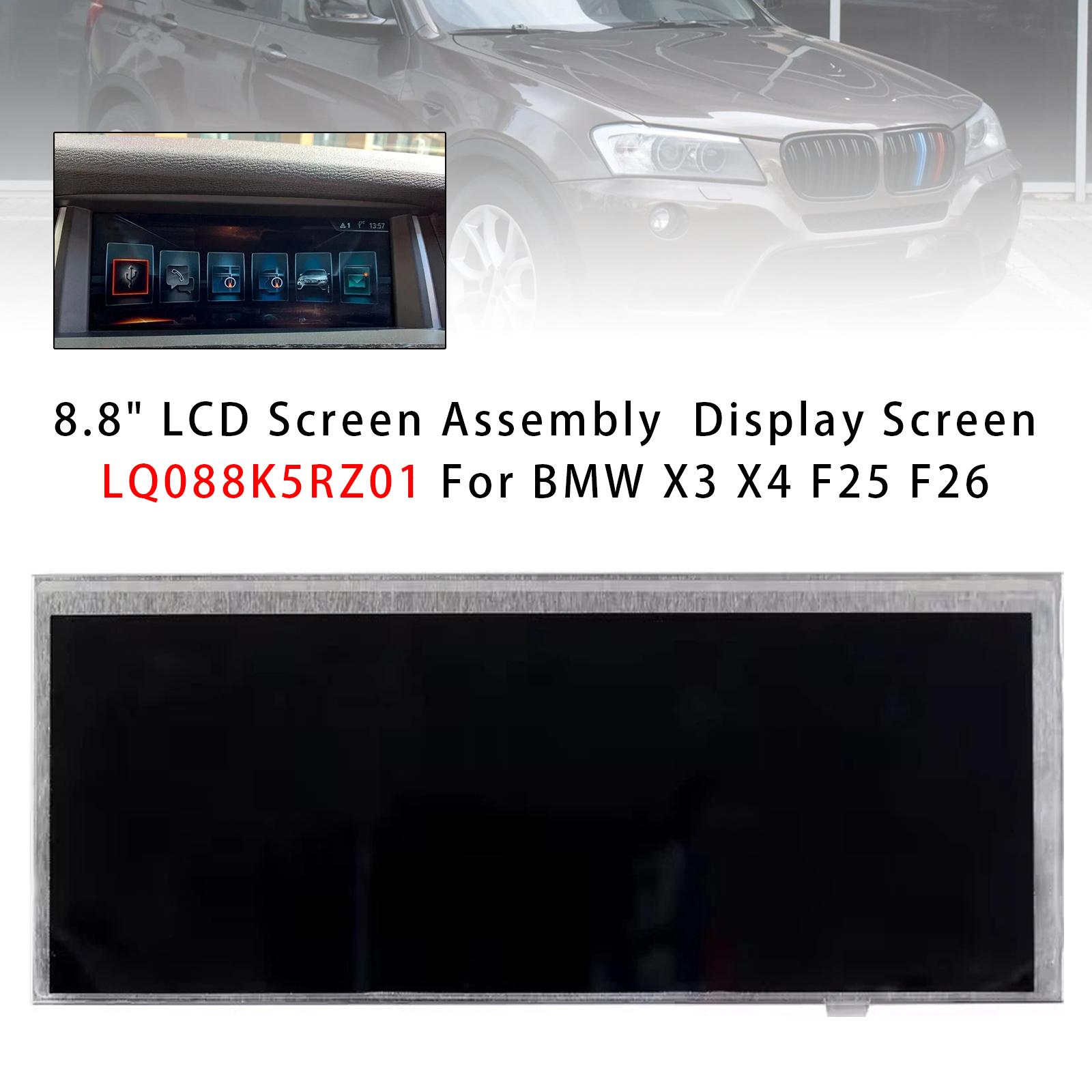 8.8  LCD Screen Assembly  Display Screen LQ088K5RZ01 For BMW X3 X4 F25 F26