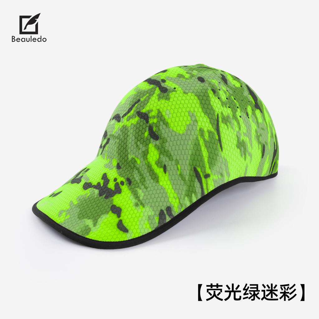 Graffiti printing, sweat-absorbing, breathable and seamless integrated baseball cap for women, springback camouflage seamless integrated baseball hat