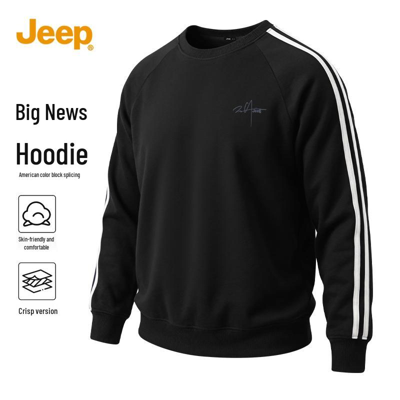 JEEP Men s American Style Raglan Pullover Sweatshirt M