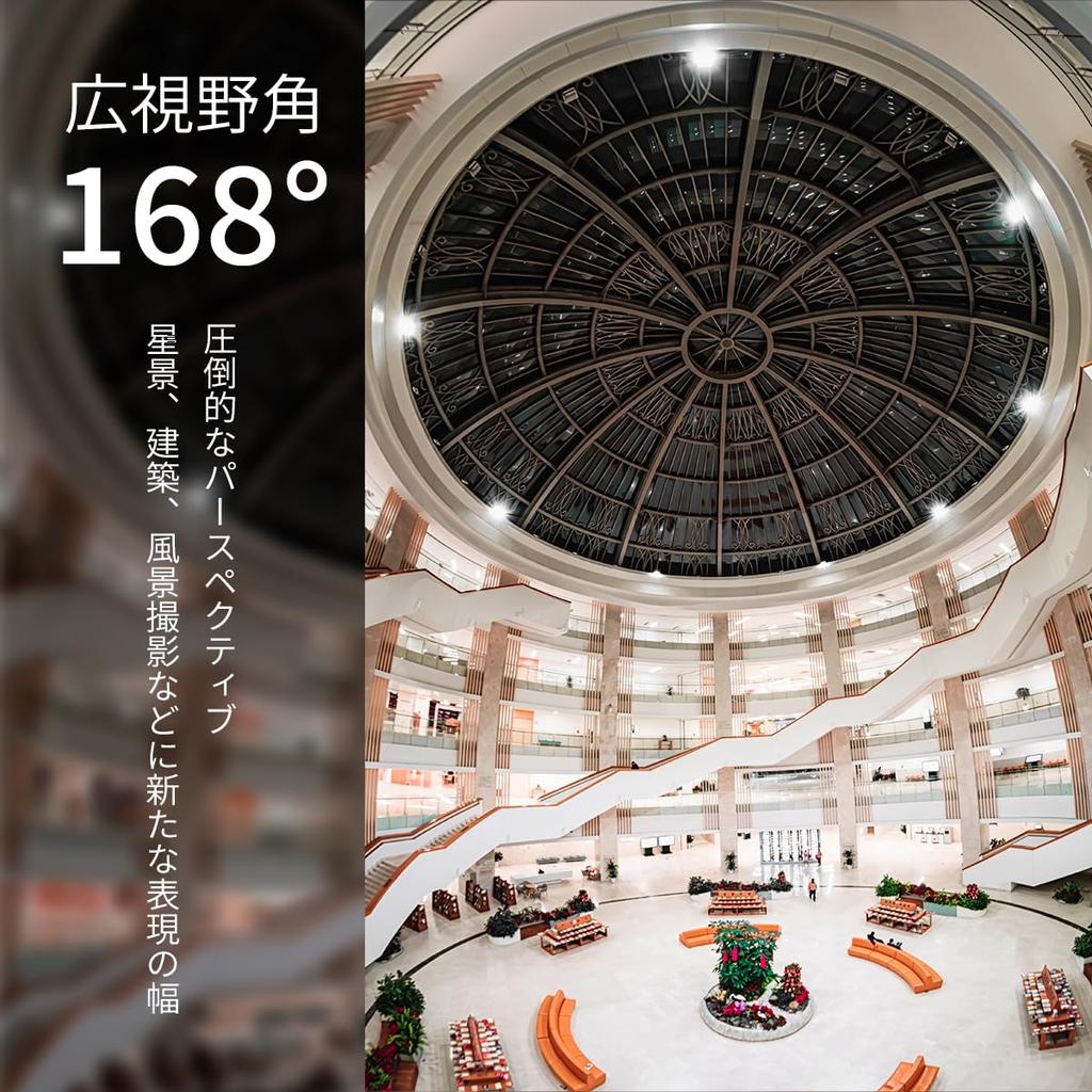 Diagonal Fisheye Sony E Manual Large Black SG-image 7.5mm F2.8 Lens, APS-C E-Mount, Compatible, Focus, Aperture, (2-Year Warranty)