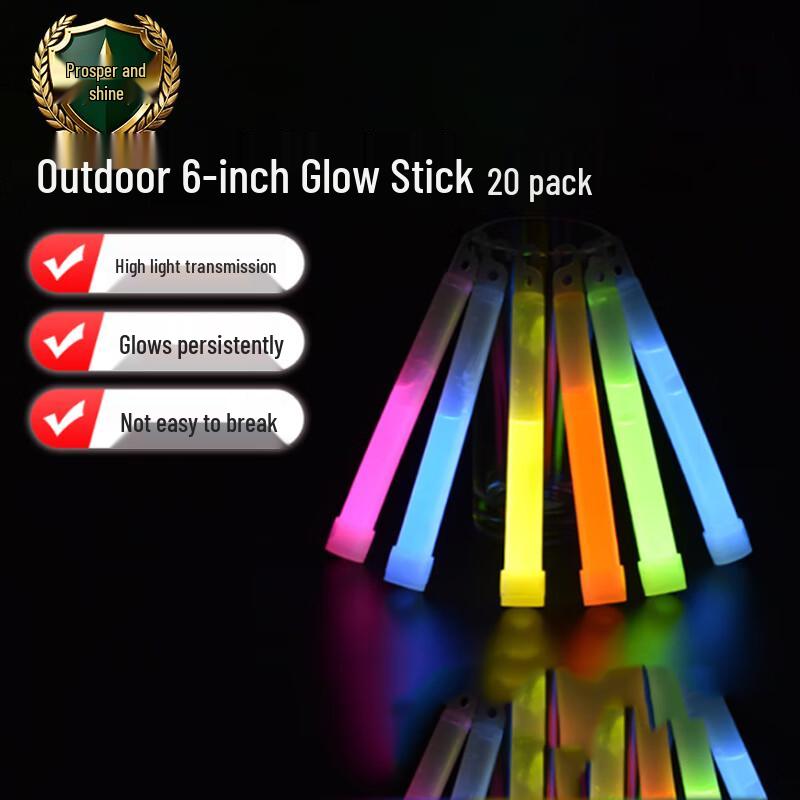 

Outdoor 6-inch Emergency & Survival Glow Sticks
