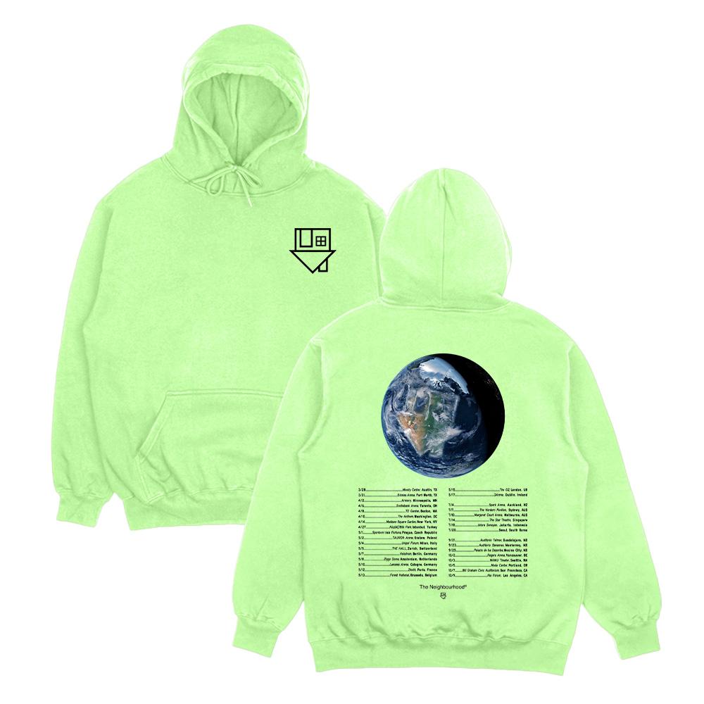 The Neighbourhood The Wourld Tour 2026 Mikiny Hip Hop Wiped Out! Grafický streetwear na 10. výročie pre ženy a mužov, ležérne pulóvre